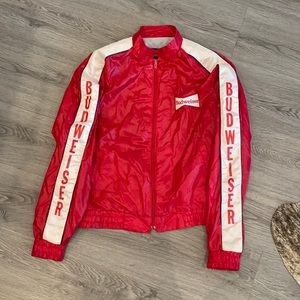 Vintage novelty Budweiser members jacket